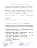 Liste des délibérations conseil municipal du 28 septembre 2023
