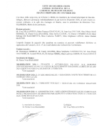 Liste délibérations du 6 février