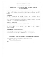 Procès Verbal du 24 décembre