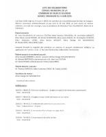 Liste des délibérations CM 04 06 2026